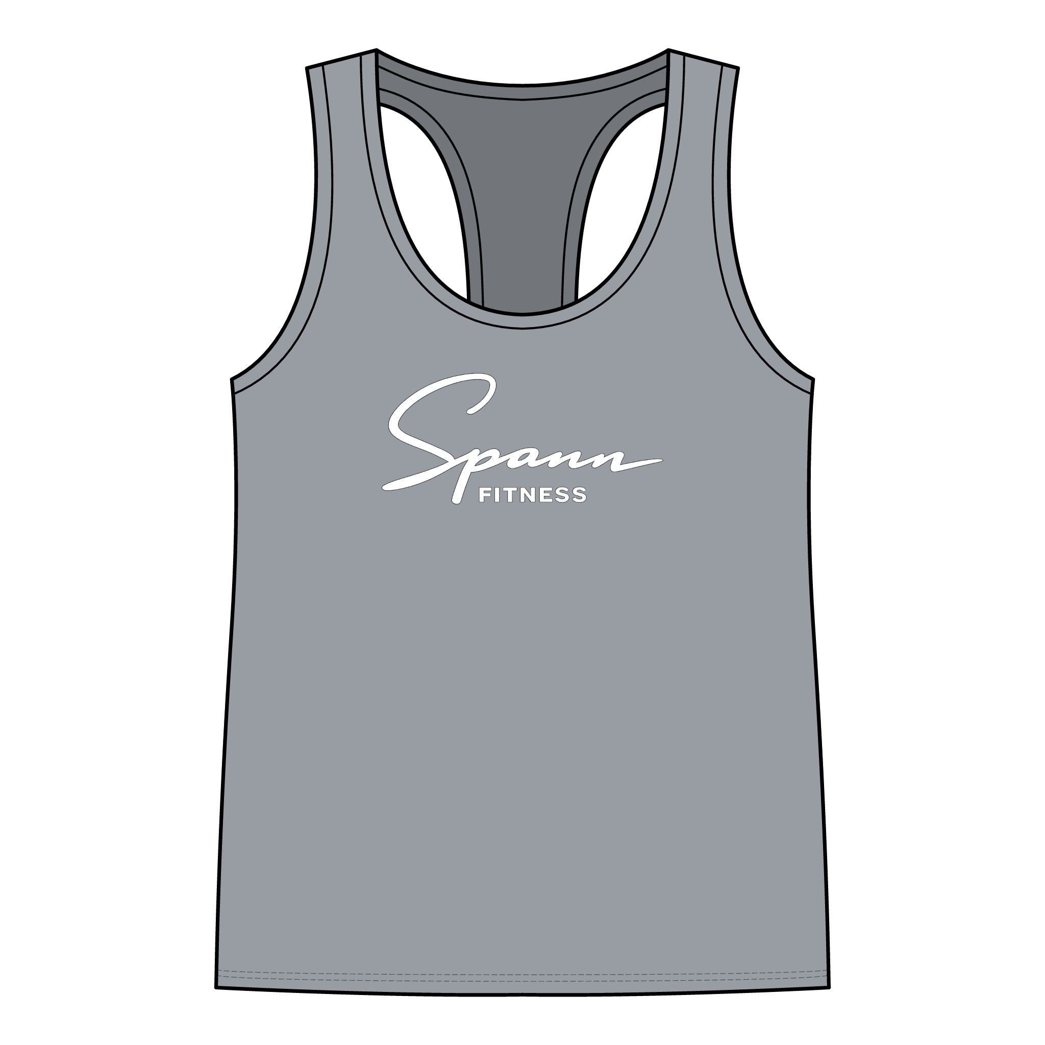 Spann Fitness - Women's Jersey Racerback Tank